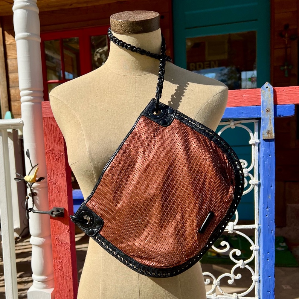 Rebecca Minkoff Metal & Leather Crossbody